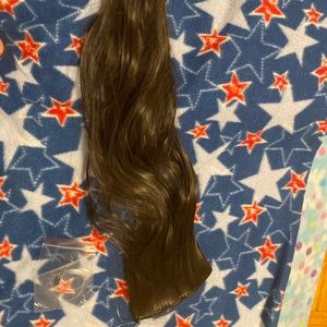 Hair extensions 22” medium -dark brown